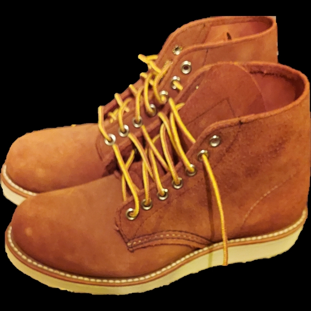 red wing suede boots8813 sz 4.5